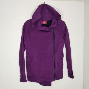 Nike Sportswear Tech Fleece Cape Women's Zip-Up Hoodie Purple Women's Size Small